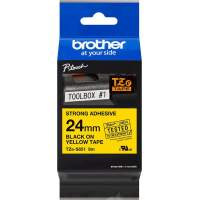 Картридж ленточный Brother TZES651 черный на желтом 24x8 для Brother P-Touch