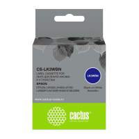 Картридж ленточный Cactus CS-LK3WBN LK-3WBN черный на белом 9x9 для Epson LW300/LW400/LW700/LW600P/LW1000P/K400/Z700/Z900
