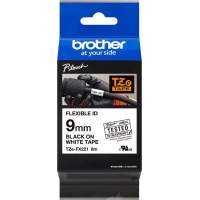 Картридж ленточный Brother TZEFX221 черный на белом для Brother P-Touch