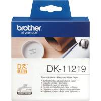 Картридж ленточный Brother DK11219 черный на белом 12 для Brother QL-5X0, QL-7X00, QL-8X0, QL-10X0, QL-1X10