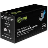Тонер-картридж Cactus CS-CE505X-MPS черный, 13000 стр., для HP LaserJet P2050 /P2055 /P2055D/P2055DN /P2055X
