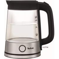 Чайник электрический Tefal Glass Kettle KI750D30 1.7л. 2400Вт серебристый корпус: стекло/металл (8010000020)