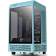 Корпус Thermaltake The Tower 100 Turquoise голубой miniITX 1x120mm 3x140mm 2xUSB3.0 audio bott PSU [CA-1R3-00SBWN-00]