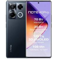 Смартфон Infinix X6850 Note 40 Pro 256Gb 12Gb черный моноблок 3G 4G 2Sim 6.78