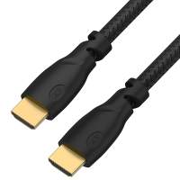 Кабель Greenconnect 1.5m HDMI версия 2.0, HDR 4:2:2, Ultra HD, 4K 60 fps 60Hz/5K*30Hz, 3D, AUDIO, 18.0 Гбит/с, 28/28 AWG, OD7.3mm, тройной экран, черный нейлон, GCR-HM811-1.5m [GCR-HM811-1.5m]