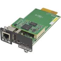 Сетевая карта Eaton Gigabit Network Card,  мини-слот, совместимость 5SC (стойка) или RT, 5P, 5PX, 9SX, 9РХ, 9E, 93PM, 9PHD, 91PS, 93PS, 93PS Marine, Ethernet 10/100/1000BaseT, ШхГхВ  132 x 66 x 42мм., вес 70г./ Eaton Gigabit Network Card network interface
