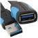 Удлинитель -Vention USB 3.0 AM/AF - 2 м плоский [VAS-A13-B200]