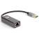 Кабель-переходник / Кабель-переходник USB 3.0 (Am) --> LAN RJ-45 Ethernet 1000 Mbps, Aluminum Shell, VCOM <DU312M>