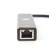 Кабель-концентратор USB 3.1 Type-Cm - RJ-45+3port USB3.0(f)  Aluminum Shell VCOM [DH311A]