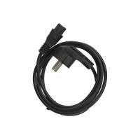 Кабель питания для ноутбуков 3-pin (угловая Евровилка) <VDE> 3G*0.5mm2 VCOM <CE022-CU0.5-3>, 3m