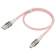 Кабель GCR 1.7m MicroUSB series MERCEDES, PINK NYLON, супер быстрая зарядка, 28/22 AWG, GCR-51955 [GCR-51955]