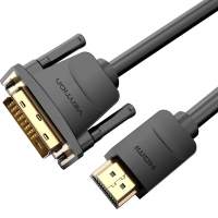 Кабель Vention HDMI 19M/DVI-D Dual link 25M - 2 м. [ABFBH]