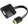 Мультимедиа конвертер Vention HDMI - VGA + аудио, гибкий, плоский
