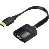 Мультимедиа конвертер Vention HDMI - VGA + аудио, гибкий, плоский