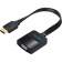 Мультимедиа конвертер Vention HDMI - VGA + аудио, гибкий, плоский