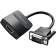 Мультимедиа конвертер Vention VGA + аудио ] HDMI, гибкий, черный