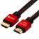 Кабель GCR 1.5m HDMI 2.0, BICOLOR нейлон, AL корпус красный, HDR 4:2:2, Ultra HD, 4K 60 fps 60Hz/5K*30Hz, 3D, AUDIO, 18.0 Гбит/с, 28AWG. GCR-52162 [GCR-52162]