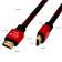 Кабель GCR 1.5m HDMI 2.0, BICOLOR нейлон, AL корпус красный, HDR 4:2:2, Ultra HD, 4K 60 fps 60Hz/5K*30Hz, 3D, AUDIO, 18.0 Гбит/с, 28AWG. GCR-52162 [GCR-52162]