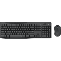 Набор клавиатура+мышь Logitech Wireless  MK295 Silent Combo GRAPHITE  Retail [920-009807]