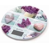 Весы кухонные электронные Vitek VT-2426 макс.вес:5кг сиреневый Весы кухонные электронные Vitek VT-2426 макс.вес:5кг сиреневый