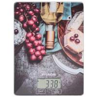Весы кухонные электронные Hyundai HYS-KG211 макс.вес:5кг рисунок Весы кухонные электронные Hyundai HYS-KG211 макс.вес:5кг рисунок