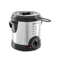 Фритюрница Kitfort КТ-2009 1000Вт серебристый/черный