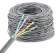 Кабель сетевой KingPrice KP-utp-c5e-0.5mm-cca-305m 1Гбит/с UTP 4 пары cat.5E solid 0.5мм CCA 305м серый