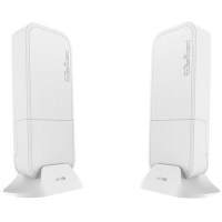 Точка доступа MikroTik wAP60G (RBWAPG-60ADKIT) 10/100/1000BASE-TX белый (упак.:2шт)