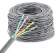 Кабель сетевой KingPrice KP-utp-c5e-0.4mm-CU-305m UTP 4 пары cat.5E solid 0.40мм Cu 305м серый