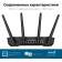Роутер беспроводной Asus TUF-AX3000 AX3000 10/100/1000BASE-TX/4G ready черный