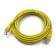Патч-корд Buro UTP-5E-3M-Y UTP 4 пары cat.5E CCA molded 3м желтый RJ-45 (m)-RJ-45 (m)