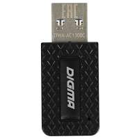 Сетевой адаптер Wi-Fi Digma DWA-AC1300C AC1300 USB 3.0 (ант.внутр.) 1ант.