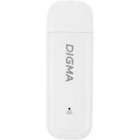 Модем 3G/4G Digma Dongle Wi-Fi DW1960 USB Wi-Fi Firewall +Router внешний белый