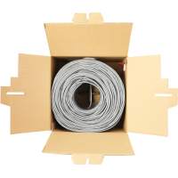 Кабель сетевой Buro BU-COP-057 UTP 4 пары cat.6 solid 0.57мм Cu 305м серый