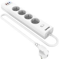 Сетевой фильтр Philips CHP4346WC/51 5м (4 розетки) белый (коробка)