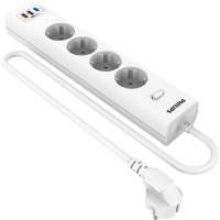 Сетевой фильтр Philips CHP8246WA/51 2м (4 розетки) белый (коробка)