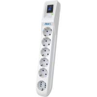 Сетевой фильтр Pilot L (GP) 174 7м (6 розеток) белый (коробка)
