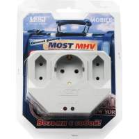 Сетевой фильтр Most MHV (3 розетки) белый (коробка)