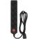 Сетевой фильтр PC Pet AP01006-E-B 1.8м (5 розеток) черный (пакет ПЭ)