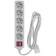 Сетевой фильтр PC Pet AP01006-E-G 1.8м (5 розеток) серый (пакет ПЭ)