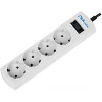 Сетевой фильтр Pilot mini 5м (4 розетки) белый (коробка)