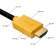 Кабель Greenconnect 1.5m HDMI версия 2.0, HDR 4:2:2, Ultra HD, 4K 60 fps 60Hz/5K*30Hz, 3D, AUDIO, 18.0 Гбит/с, 28/28 AWG, OD7.3mm, тройной экран, черный, желтые коннекторы, GCR-HM441-1.5m [GCR-HM441-1.5m]