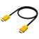 Кабель Greenconnect 1.5m HDMI версия 2.0, HDR 4:2:2, Ultra HD, 4K 60 fps 60Hz/5K*30Hz, 3D, AUDIO, 18.0 Гбит/с, 28/28 AWG, OD7.3mm, тройной экран, черный, желтые коннекторы, GCR-HM441-1.5m [GCR-HM441-1.5m]