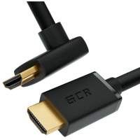 Кабель GCR 1.0m HDMI 2.0, M/M верхний угол, черный, HDR 4:2:2, Ultra HD, 4K 60 fps 60Hz/5K*30Hz, 3D, AUDIO, 18.0 Гбит/с, 28/28 AWG, GCR-52318 [GCR-52318]