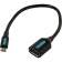 Переходник Адаптер Vention OTG USB 2.0 AF/micro B 5pin - 0.15м [CCUBB]