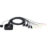 Переключатель 2 Port USB HDMI  KVM SWITCH [CS22H]