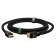 Кабель Greenconnect 1.0m HDMI версия 2.0, HDR 4:2:2, Ultra HD, 4K 60 fps 60Hz/5K*30Hz, 3D, AUDIO, 18.0 Гбит/с, 28/28 AWG, OD7.8mm, тройной экран, черный нейлон, AL корпус черный, GCR-51307 [GCR-51307]