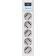 Сетевой фильтр/ Surge protector Pilot SG5 5 outlets (GP), 10A / 2.2kVt, automatic circuit-breaker, 3 m