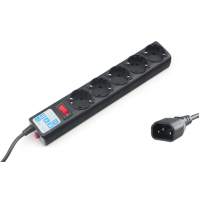 Сетевой фильтр Powercube SPG5-B3 3м (5 розеток) черный (коробка)