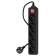 Сетевой фильтр PC Pet AP01006-3-B 3м (5 розеток) черный (пакет ПЭ)